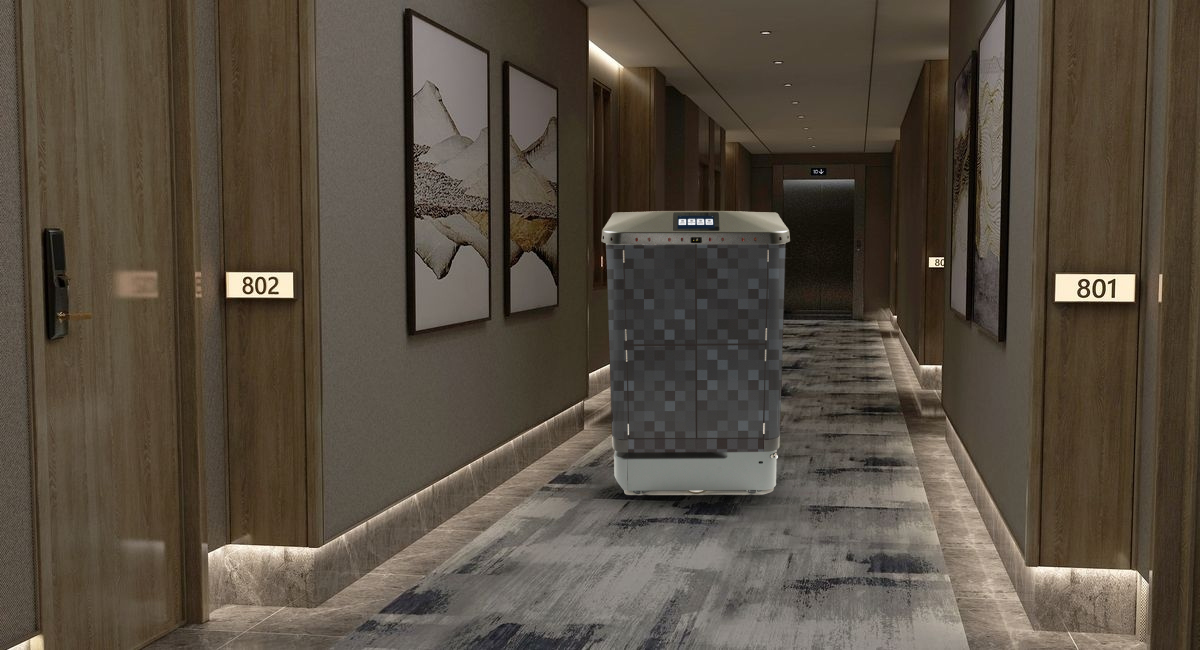 T4H Robot Improves Hotel Room Service Delivery
